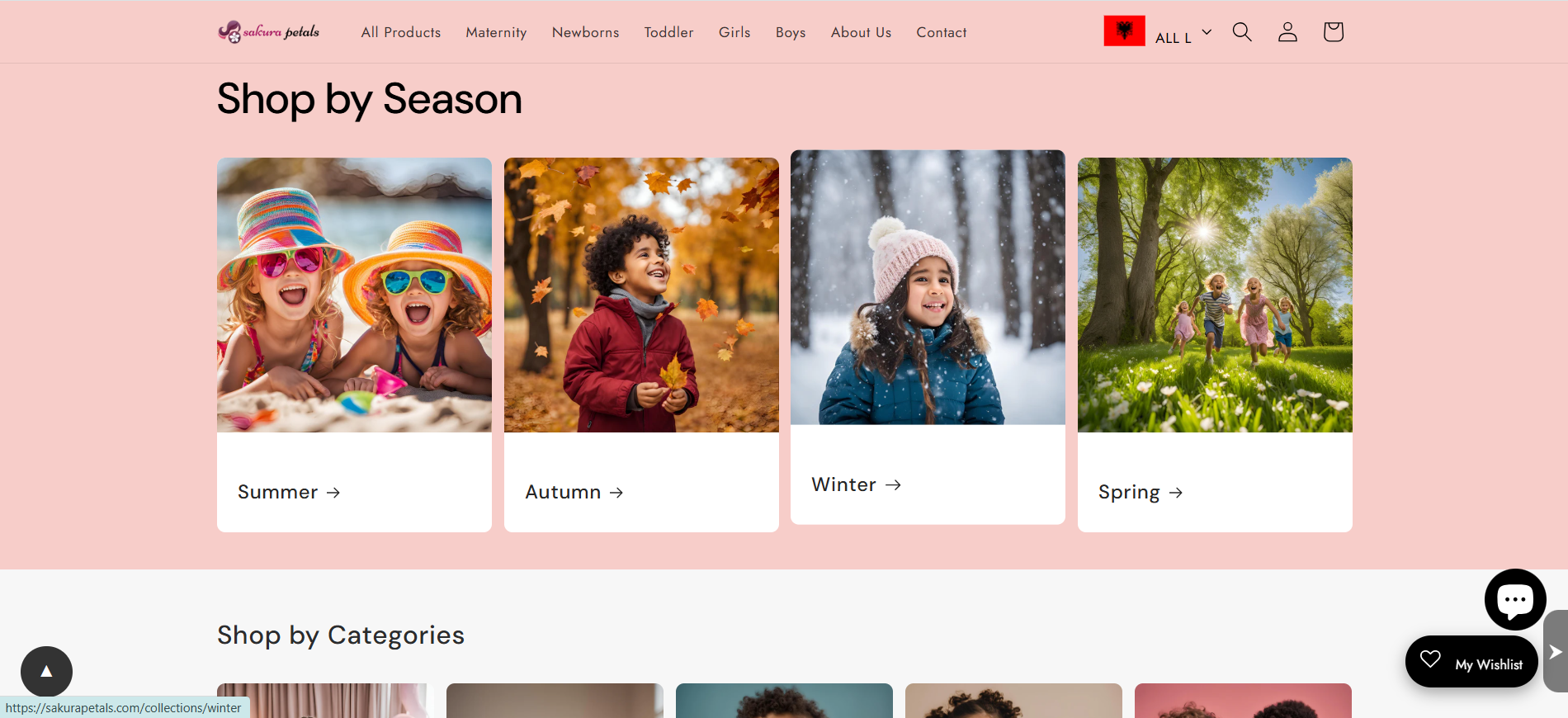 Sakura Petals E-Commerce